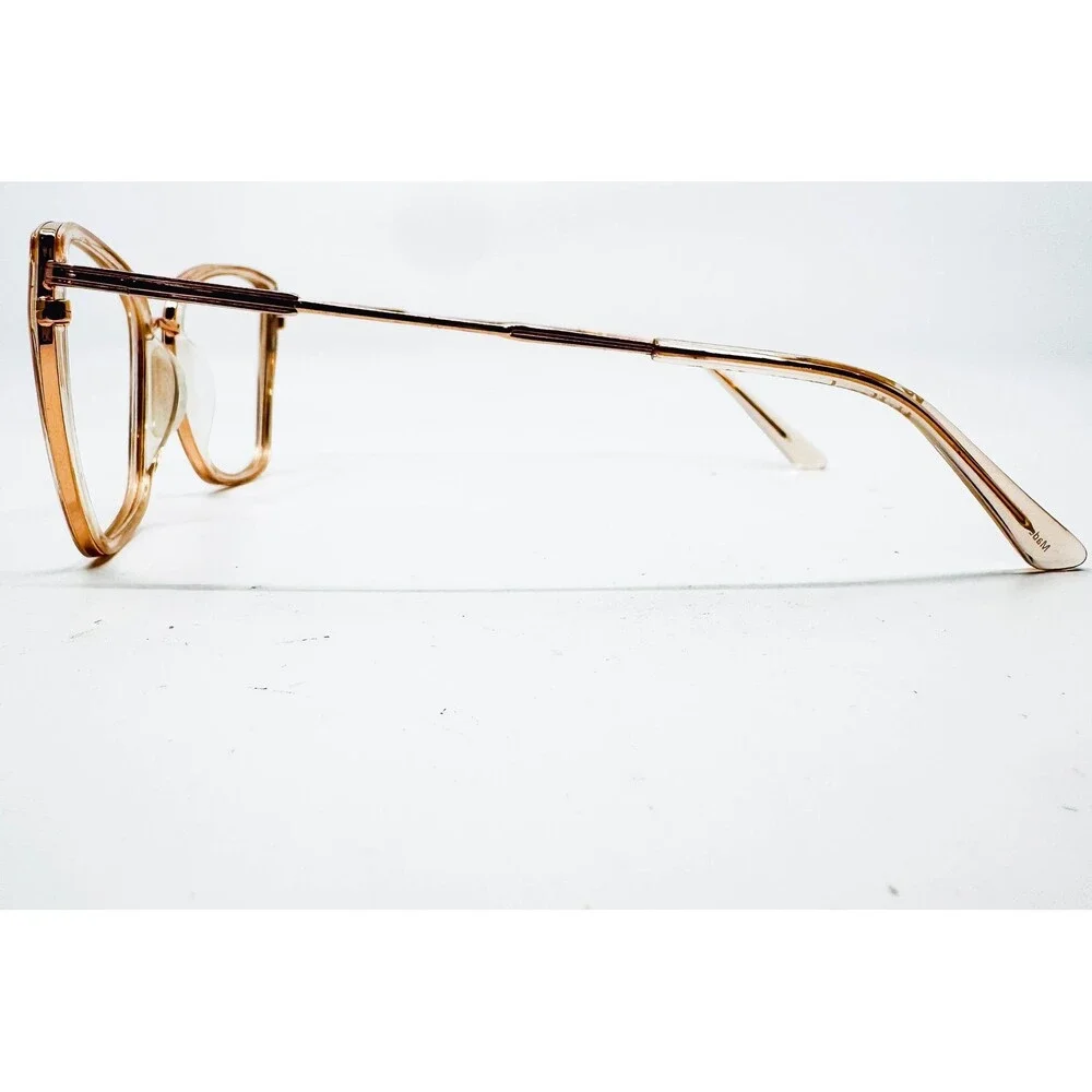 EyeBuyDirect Jacqueline Eyeglasses Womens Pink Clear Cat Eye 55-17-140